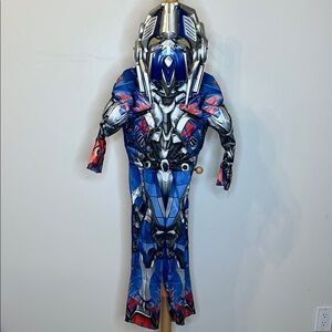 Kids Transformers Optimus Prime Costume - Blue and Silver
